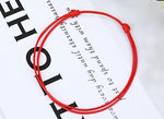 Load image into Gallery viewer, 2pcs Adjustable Good Luck Red Wax Rope Bracelet
