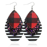 Load image into Gallery viewer, Casual Style Leopard Leather Earrings
