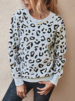 Load image into Gallery viewer, Casual Backless Leopard Print Women Sweater
