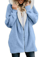 Load image into Gallery viewer, Autumn and winter lamb wool zipper warm jacket
