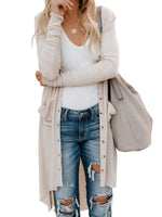 Load image into Gallery viewer, Button Sweater Long Sleeve Cardigan
