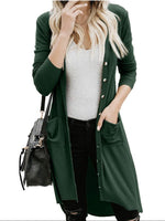 Load image into Gallery viewer, Button Sweater Long Sleeve Cardigan
