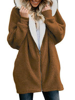 Load image into Gallery viewer, Autumn and winter lamb wool zipper warm jacket
