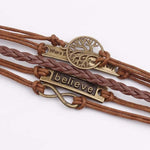 Load image into Gallery viewer, Believe Where There's A Will There's A Way Bracelet
